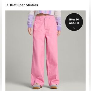 Unused w tags Kid Super Studios / Puma collab size S pants in Mauve
